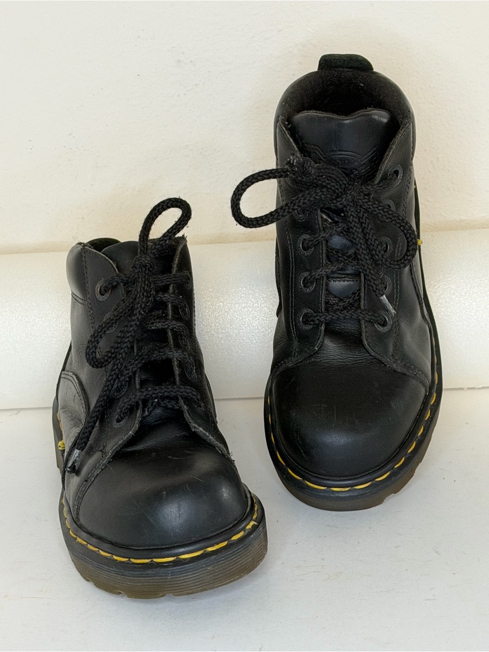 Vintage Dr. Martens 8444 Boots Made In England – Black Leather US 6.5-7  EU 37